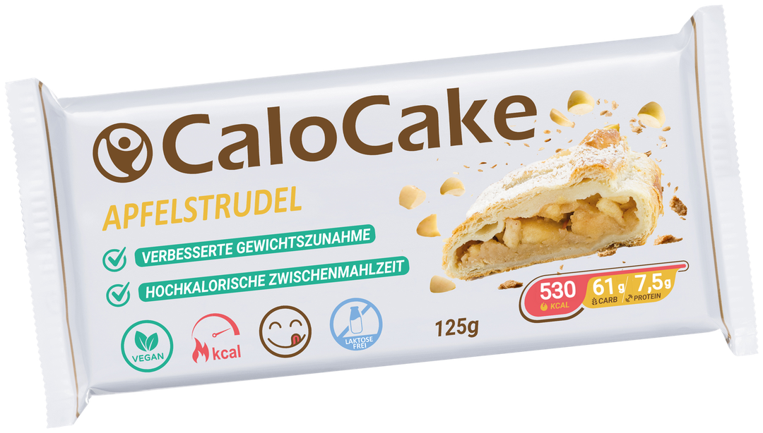 Verpackung CaloCake Apfelstrudel, 125 g